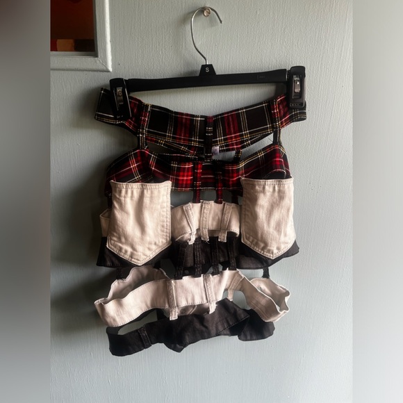 AKIRA DENIM Punk Fashion Skirt - Picture 2 of 2